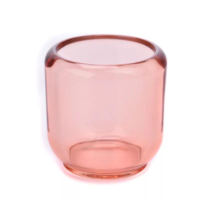 Lysestake i farget glass