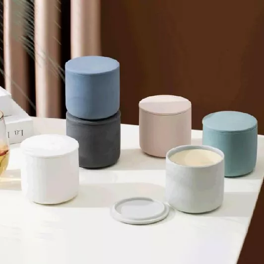 Macaron Color Keramisk lysestake