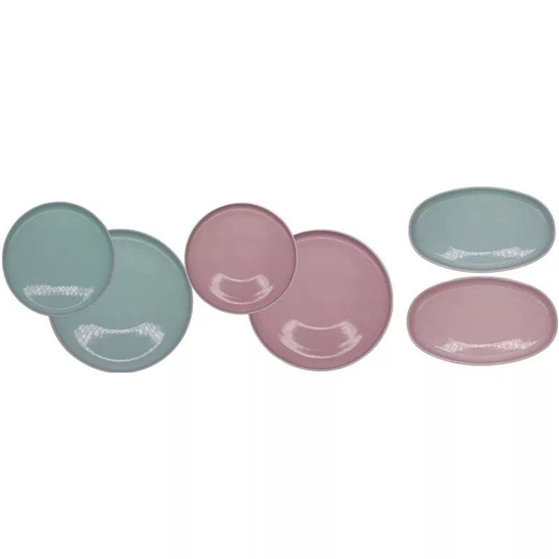 Macaron farge keramisk plate