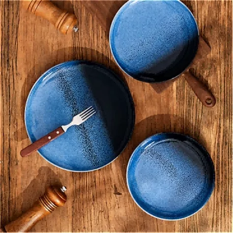 Vintage Ombre keramisk skålsett