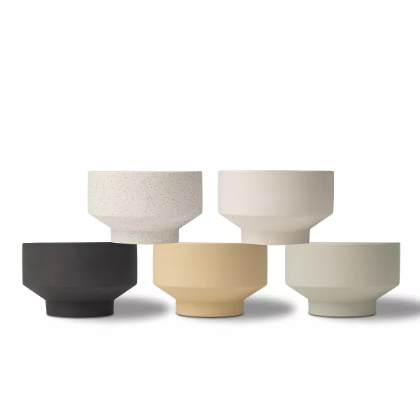 Wabi-sabi stil geometriske keramiske lysestaker Wabi-sabi stil geometriske keramiske lysestaker